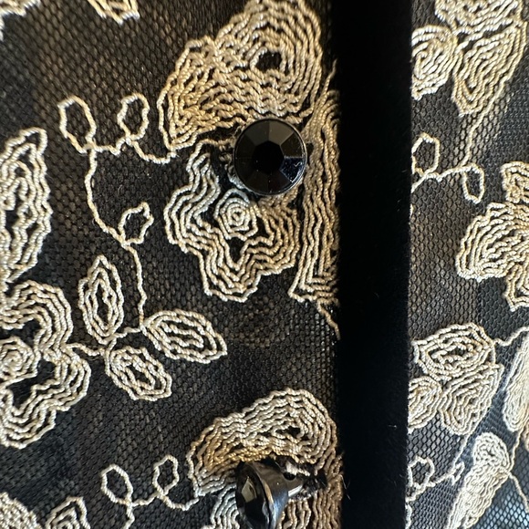 Talbots | NWT Mesh Embroidered Evening Jacket - Size 4P - Picture 5 of 7